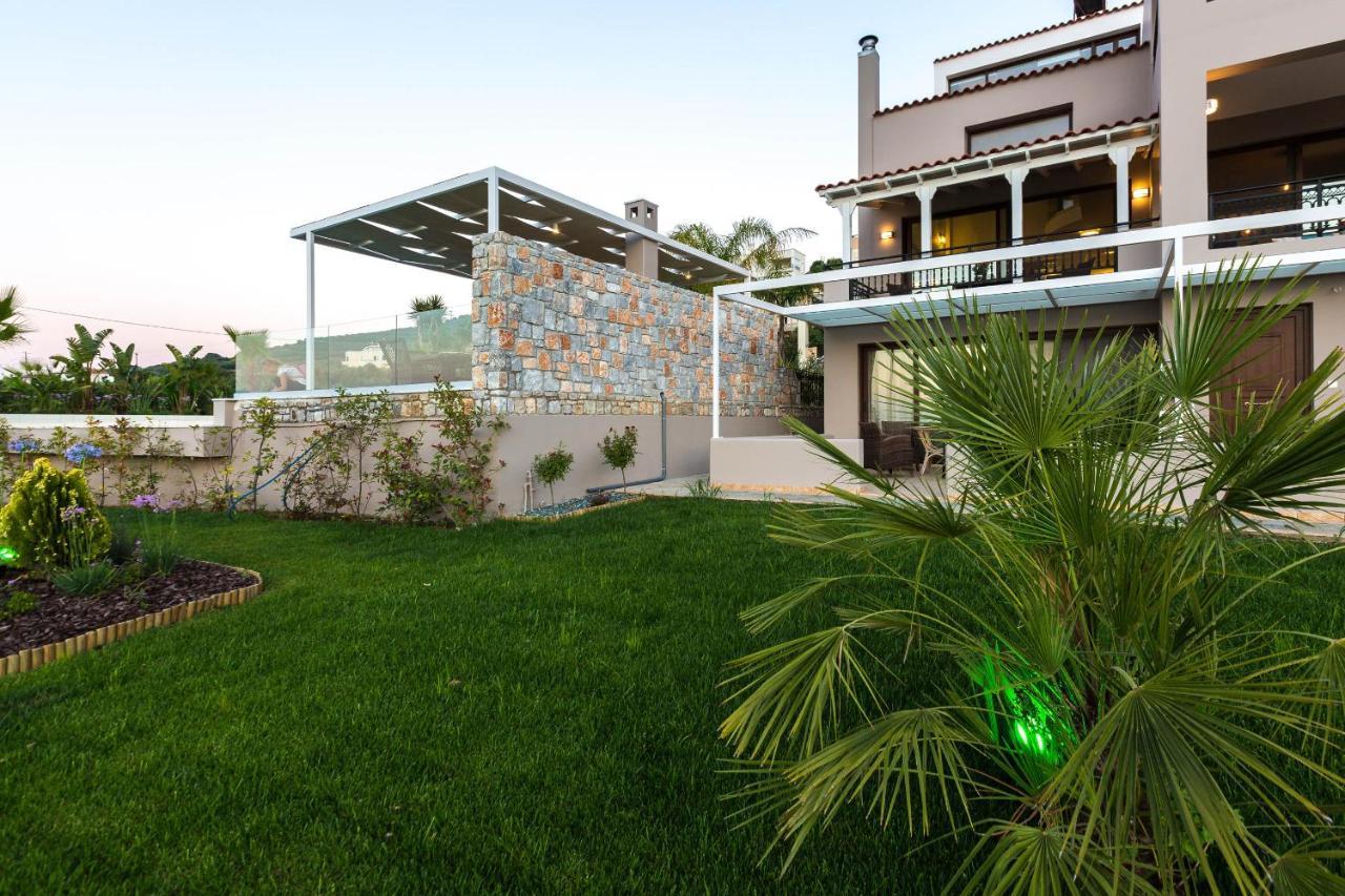 Villa Anemeli - Luxury Pool Villa With Gorgeous Seaview Kíssamos Zewnętrze zdjęcie