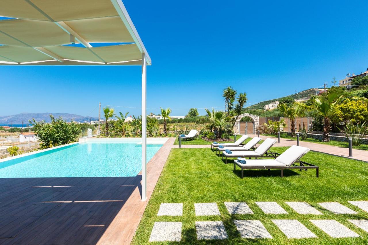 Villa Anemeli - Luxury Pool Villa With Gorgeous Seaview Kíssamos Zewnętrze zdjęcie